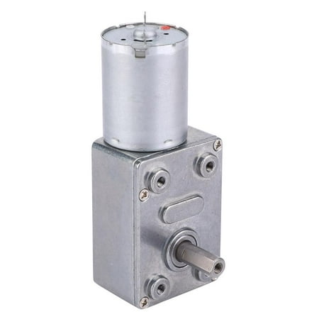 24V,10RPM Speed Reduction Motor,Micro Type DC Speed Reduction Motor Large Torsion Worm Gear Motor 24V for Multiple Purposes